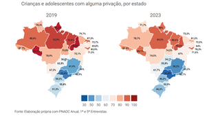 Mais de 477 mil crian&ccedil;as e adolescentes de MS s&atilde;o privados de servi&ccedil;os b&aacute;sicos