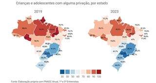 Mais de 477 mil crian&ccedil;as e adolescentes de MS s&atilde;o privados de servi&ccedil;os b&aacute;sicos