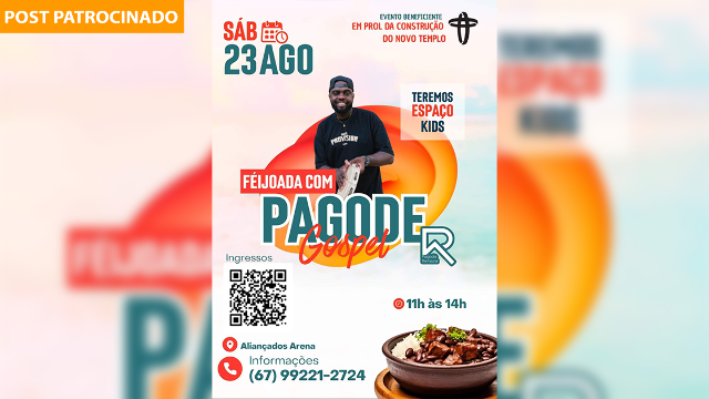 Feijoada Gospel com Pagode Restaura, um evento para toda a fam&iacute;lia