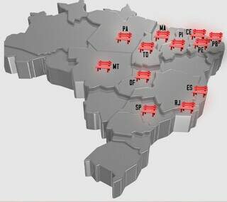 Banco Vermelho gigante pode chegar a Campo Grande para combater feminic&iacute;dio