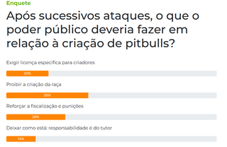 Leitores defendem proibi&ccedil;&atilde;o ou regras mais r&iacute;gidas para cria&ccedil;&atilde;o de pitbulls