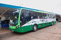 Ônibus a gás natural entra em teste no transporte coletivo de Campo Grande