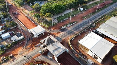 Com i&ccedil;amento de vigas conclu&iacute;do, tr&acirc;nsito &eacute; liberado na BR-163