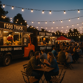 Pra&ccedil;a do Papa recebe festival com food trucks, cervejarias e hamburguerias
