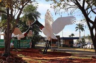 Monumento dos Tuiui&uacute;s ser&aacute; reinaugurado nas comemora&ccedil;&otilde;es dos 126 anos da Capital