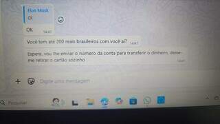 Idosa acredita estar falando com Elon Musk e cai em golpe