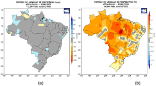 Em agosto, Inmet prev&ecirc; chuva acima do esperado em regi&otilde;es de MS