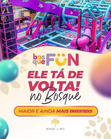 Bosque FUN volta ao Bosque dos Ip&ecirc;s com mega tobog&atilde;