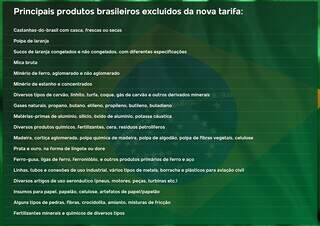Carne entra no tarifa&ccedil;o, mas ferro e celulose saem da lista de Trump
