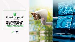 Morada Imperial oferece seguran&ccedil;a 24h e lazer para toda a fam&iacute;lia