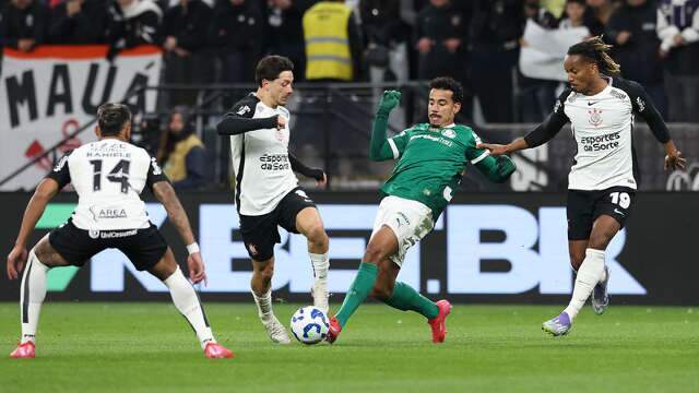 Corinthians derrota Palmeiras e sai na frente nas oitavas da Copa do Brasil