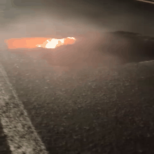 Cratera na BR-163 surge ap&oacute;s inc&ecirc;ndio em galeria de drenagem