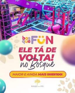 Bosque FUN volta ao Bosque dos Ip&ecirc;s com mega tobog&atilde;