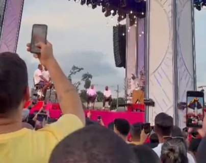 Thiaguinho canta hino de MS e homenageia o Estado onde cresceu