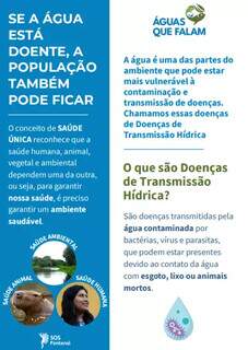 Com &aacute;gua contaminada, pantaneiros ganham cartilha para prevenir doen&ccedil;as
