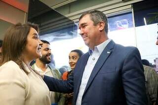 Adriane pede a Riedel que promova Campo Grande em viagem &agrave; &Aacute;sia