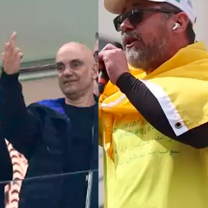 Punido após palavrões, Pollon quer impeachment de Moraes por gesto obsceno 
