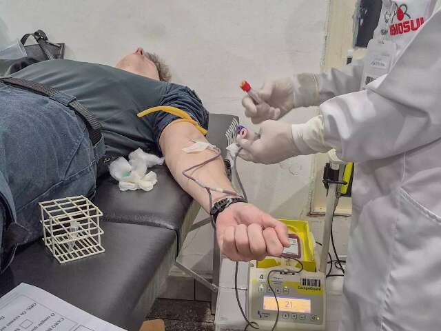 Com estoque cr&iacute;tico, Hemosul faz apelo por doa&ccedil;&otilde;es de sangue O-, O+ e A-