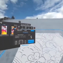 Artista usa &oacute;culos de realidade virtual para ampliar arte na Concha Ac&uacute;stica