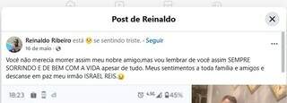Ap&oacute;s torturar e matar pintor, suspeito postou pesar: &quot;n&atilde;o merecia morrer assim&quot;