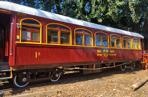 Vag&atilde;o do Trem do Pantanal &eacute; restaurado, mas vai rodar bem longe daqui 