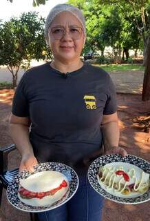 Tapioca bem rechonchuda &eacute; jeitinho de Gra&ccedil;a servir um peda&ccedil;o do norte 