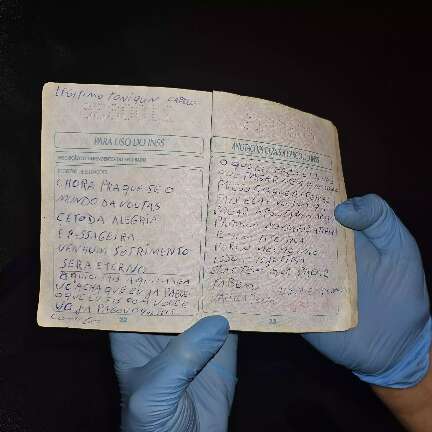Criminoso morto pela PM deixou ameaças escritas em carteira de trabalho