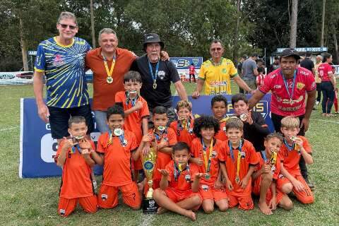 Dourados recebe etapa do Festival de Futebol Sub-9 neste domingo