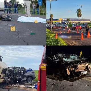 Mortes no tr&acirc;nsito se repetem a cada 26 horas em MS