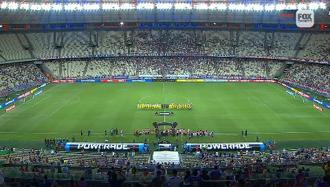 Fortaleza e V&eacute;lez empatam sem gols no Castel&atilde;o pela Libertadores