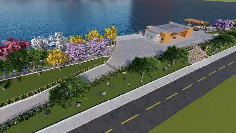 Murtinho come&ccedil;a obra da &ldquo;Orla do Rio&rdquo; para atender turistas da Rota Bioce&acirc;nica