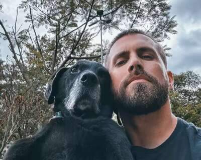 Afeto entre campo-grandense e c&atilde;o parapl&eacute;gico comove a internet
