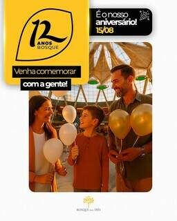 Bosque faz 12 anos com festa e 12 chances de ganhar uma BMW 0km