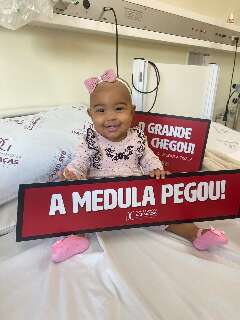 Ap&oacute;s 1 ano de luta, medula chegou e Maria finalmente foi para casa
