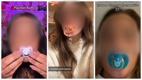 Nova moda: adultos com chupeta alertam para riscos &agrave; sa&uacute;de bucal e emocional