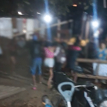 V&iacute;deo mostra tumulto ap&oacute;s assassinato de pintor ao defender cunhado