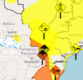 Meteorologia inclui MS em alertas de tempestade e vendaval Meteorologia inclui MS em alertas de tempestade e vendaval