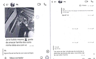 Baleado pela pol&iacute;cia, foragido desde fevereiro amea&ccedil;ava ex por mensagens