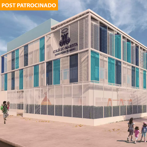 Respeito &agrave;s inf&acirc;ncias inspira novo pr&eacute;dio da Ed. Infantil do Col&eacute;gio Marista