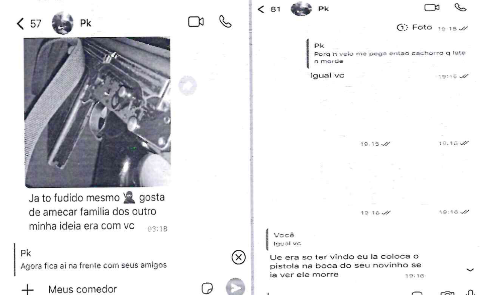 Baleado pela pol&iacute;cia, foragido desde fevereiro amea&ccedil;ava ex por mensagens
