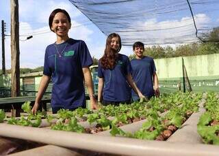 Estudantes do Aero Rancho fazem papel usado virar sementes de &aacute;rvores