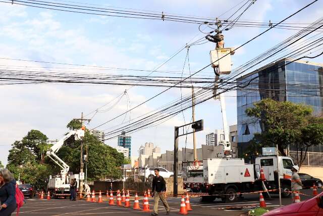 Campo Grande teve rajadas de 54,7 km/h e tr&acirc;nsito lento ap&oacute;s interdi&ccedil;&atilde;o 
