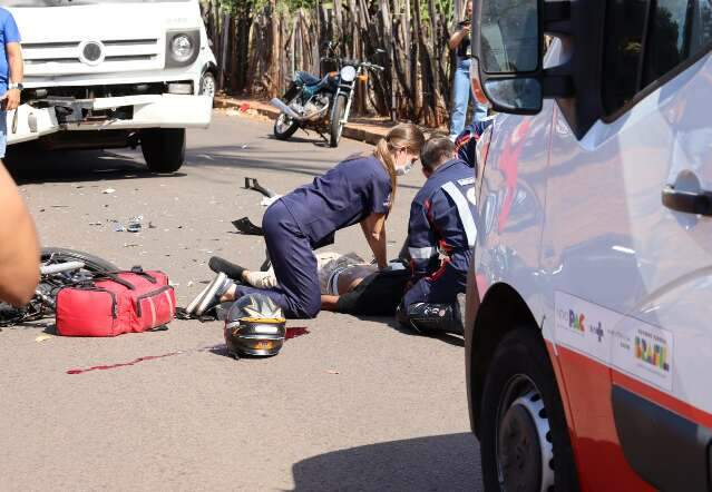 Motoentregador que precisou ser reanimado ap&oacute;s batida n&atilde;o tem CNH