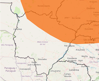 Inmet alerta para baixa umidade relativa do ar em 23 munic&iacute;pios de MS
