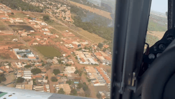 Inc&ecirc;ndio em planta&ccedil;&atilde;o de eucalipto mobiliza aeronave pela 2&ordf; vez na Capital