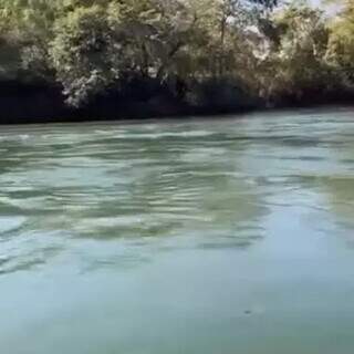 Jovem pede socorro e desaparece enquanto nadava no Rio Verde