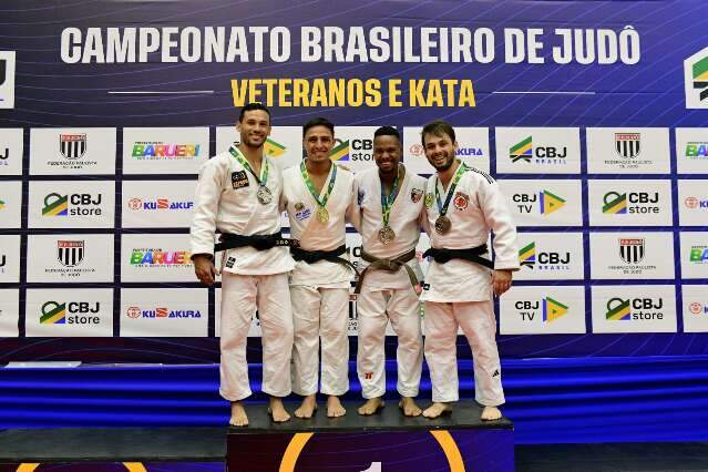 Mato Grosso do Sul conquista nove medalhas no Brasileiro de Jud&ocirc;