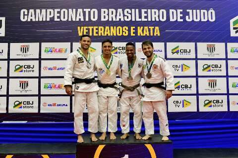 Mato Grosso do Sul conquista nove medalhas no Brasileiro de Jud&ocirc;