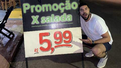 Campe&atilde;o: x-salada de R$ 5,99 &eacute; o lanche mais barato da cidade?