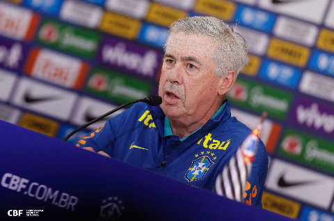 Ancelotti convoca Sele&ccedil;&atilde;o para eliminat&oacute;rias sem Neymar e Vin&iacute;cius J&uacute;nior